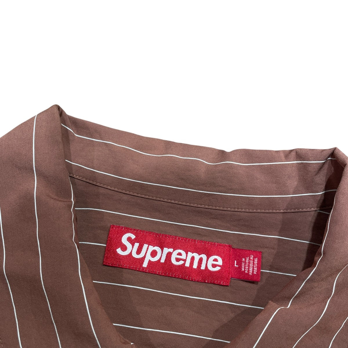25SSStripe S S Pajama Shirt半袖シャツ