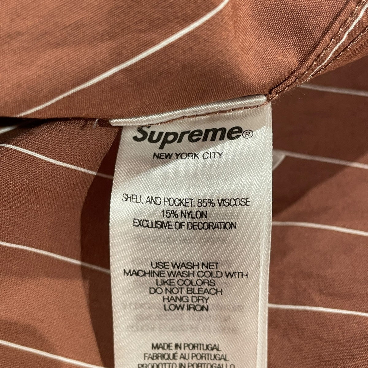 25SSStripe S S Pajama Shirt半袖シャツ