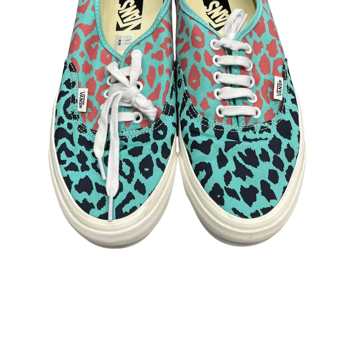 VANS PREMIUM AUTHENTIC 44 CHEETAH POOL BLUEローカットスニーカー721356 古着・中古-4枚目のアイテム画像