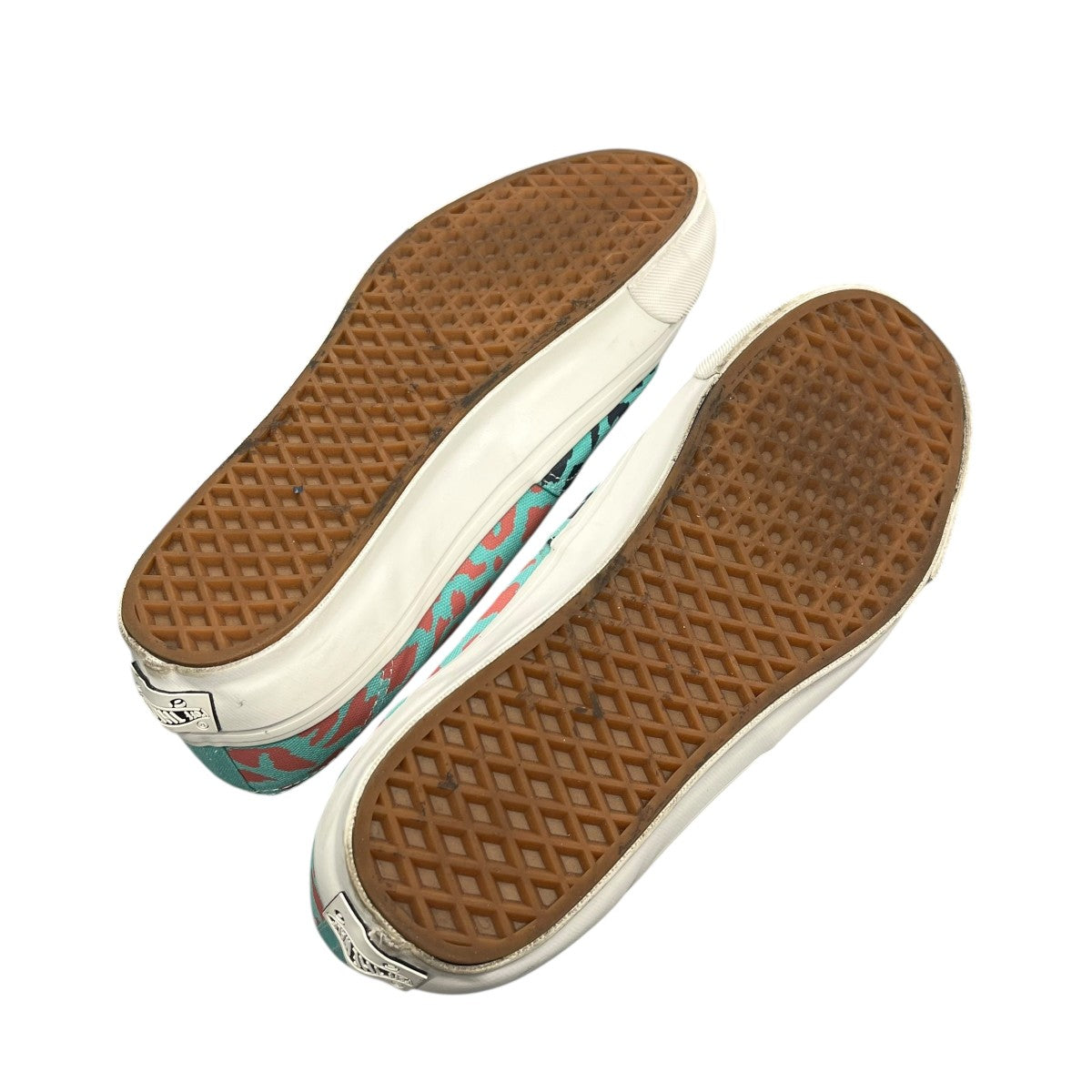 VANS PREMIUM AUTHENTIC 44 CHEETAH POOL BLUEローカットスニーカー721356 古着・中古-5枚目のアイテム画像