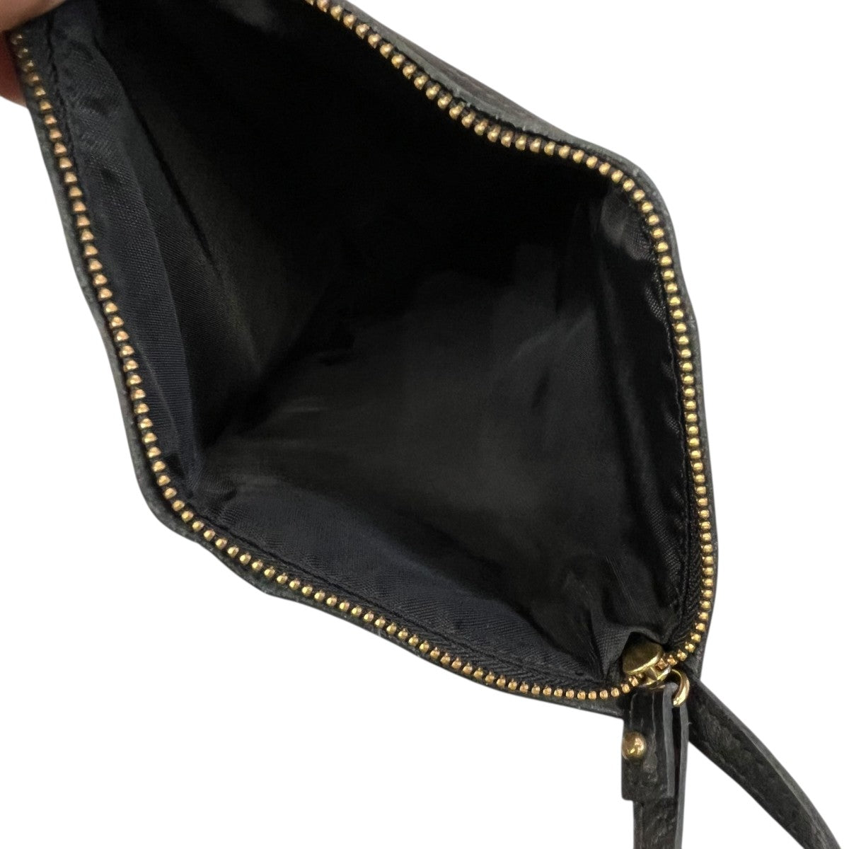 Triangle Leather Pouchハンドバック020-B06