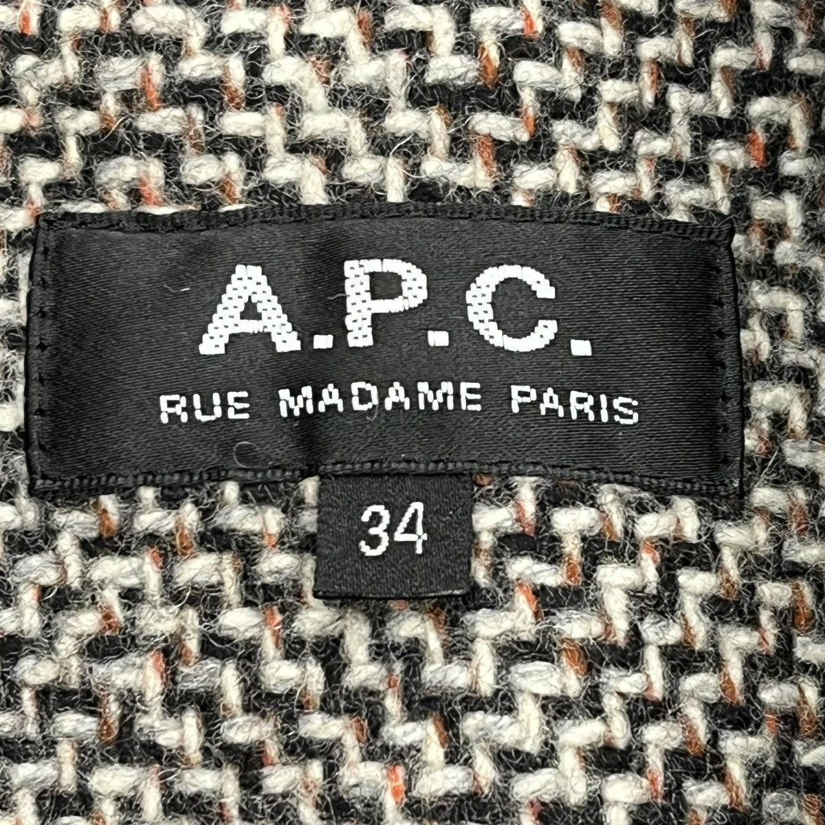 A．P．C．(アーペーセー) ジャケット1110221 1110221 レッド サイズ 34
