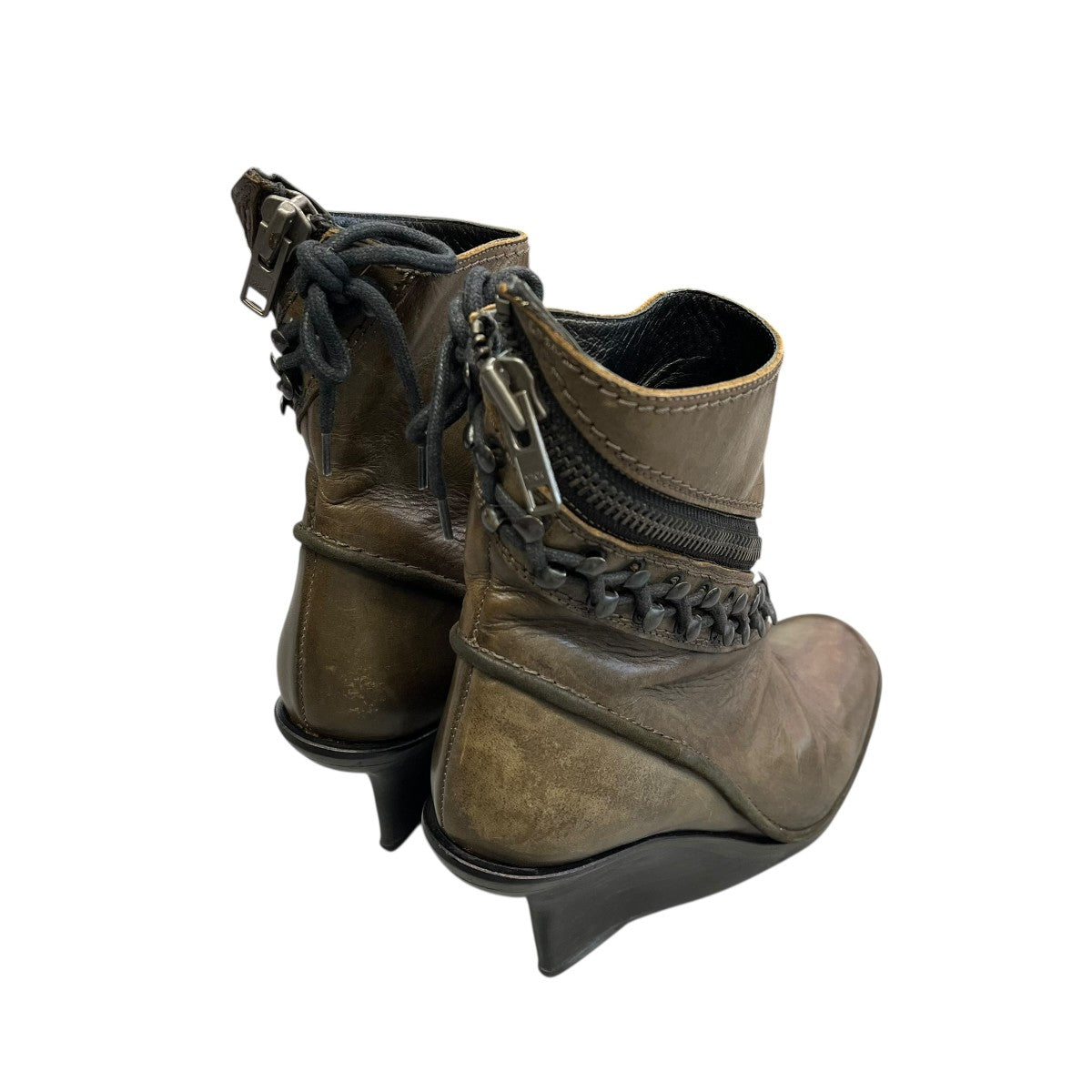 Haider Ackermann ハイダーアッカーマン ブーツ HAIDER ACKERMANN(ハイダー・アッカーマン) ブーツ ブラウン サイズ