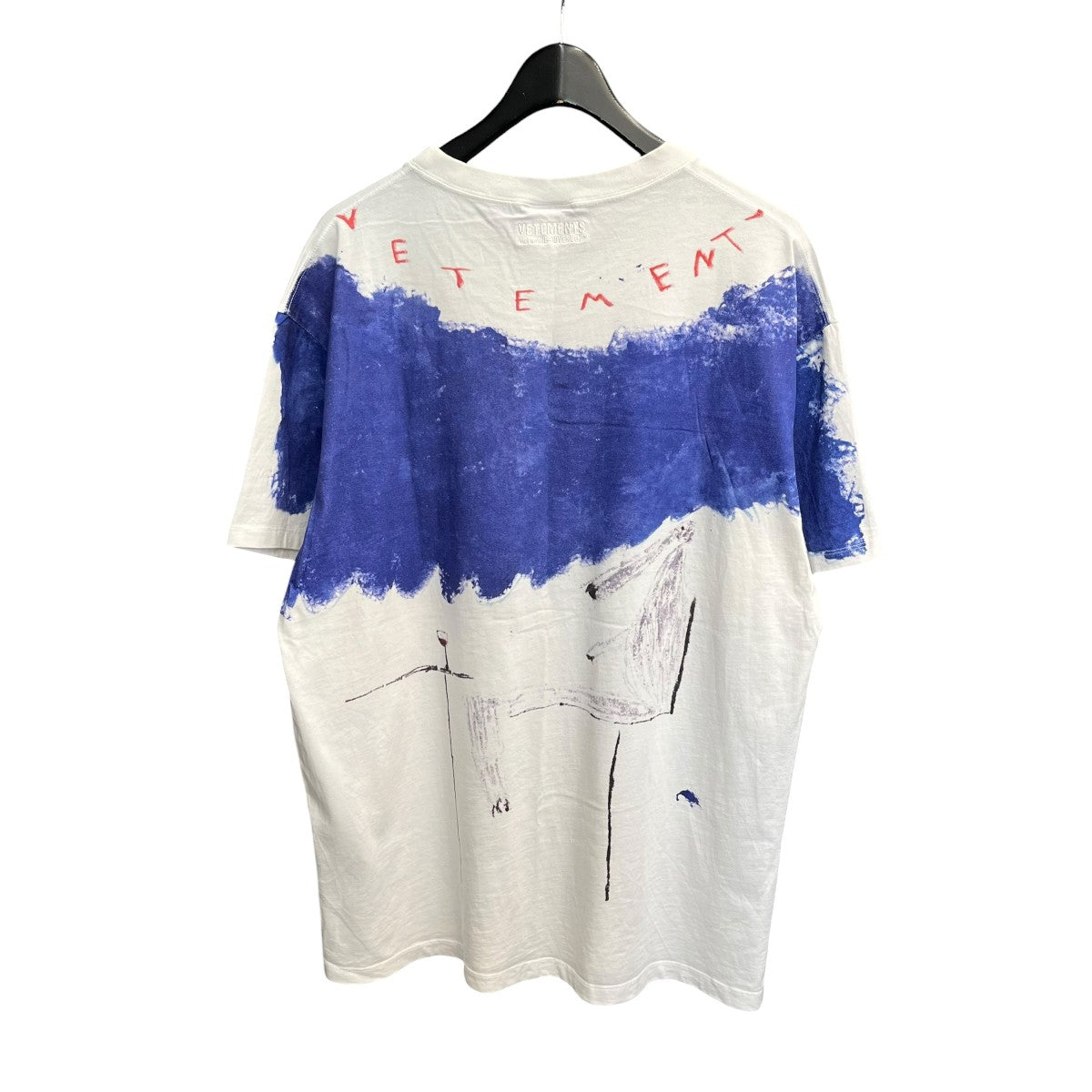 VETEMENTS 18AWELEPHANT IN THE ROOM TEE半袖カットソーUAH19TR310 古着・中古-2枚目のアイテム画像