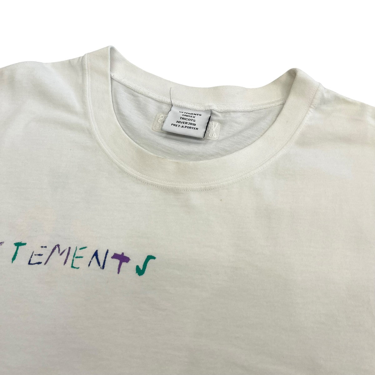 VETEMENTS 18AWElinor The Elepant Tee半袖カットソーUAH19TR307 古着・中古-3枚目のアイテム画像