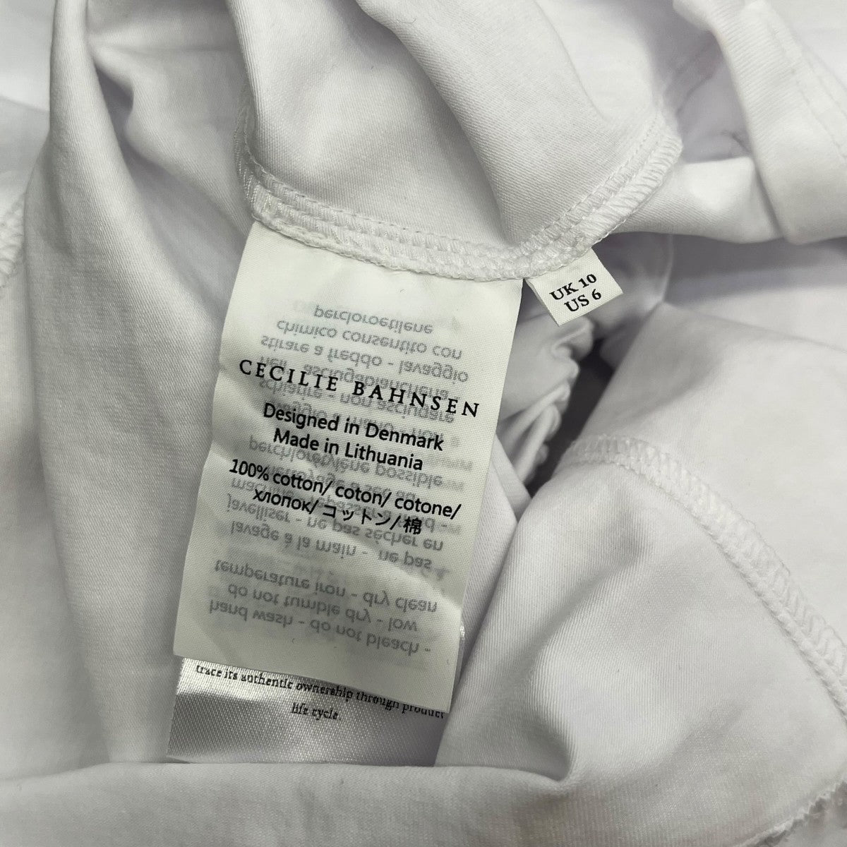Cecilie Bahnsen ジュノ オープンバックTシャツEDI-0022 古着・中古-6枚目のアイテム画像