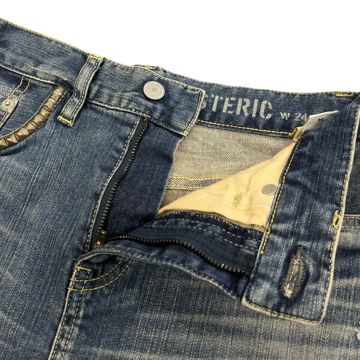 Hysteric Glamour スタッズデニムスカート01173AK06 古着・中古-3枚目のアイテム画像