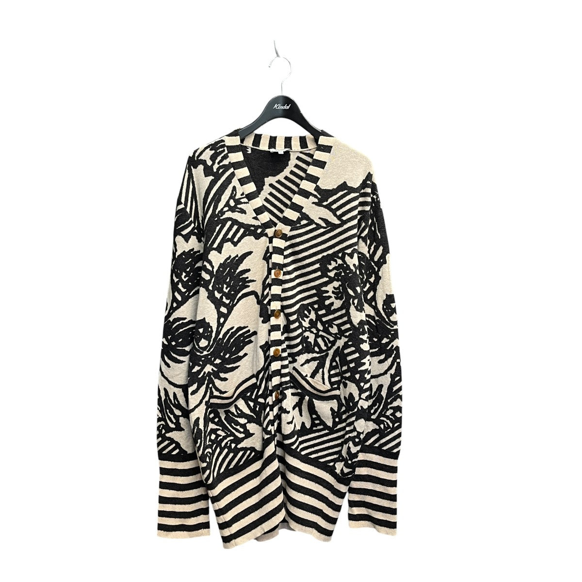 BROCADE FLOWER LONG CARDIGANカーディガン299058 9009