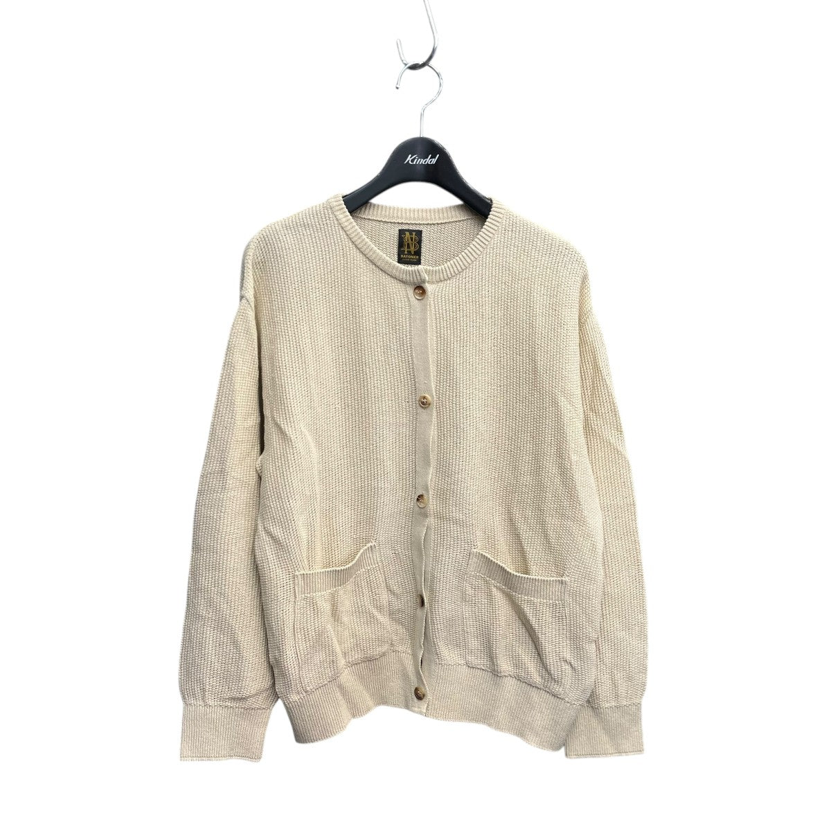 BATONER(バトナー) OX SUMMER KNIT CREW NECK CARDIGANカーディガンBN