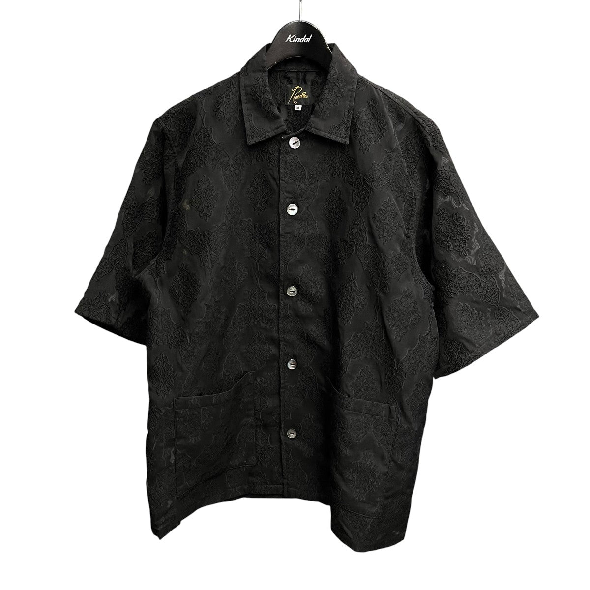 Needles 25AWCabana Shirt -Victorian Sheer-半袖シャツRW274 古着・中古-1枚目のアイテム画像