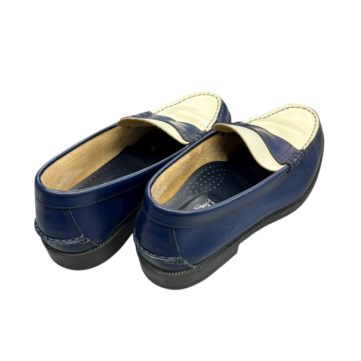 PULP別注 Pinstripe Combi Loafersローファー