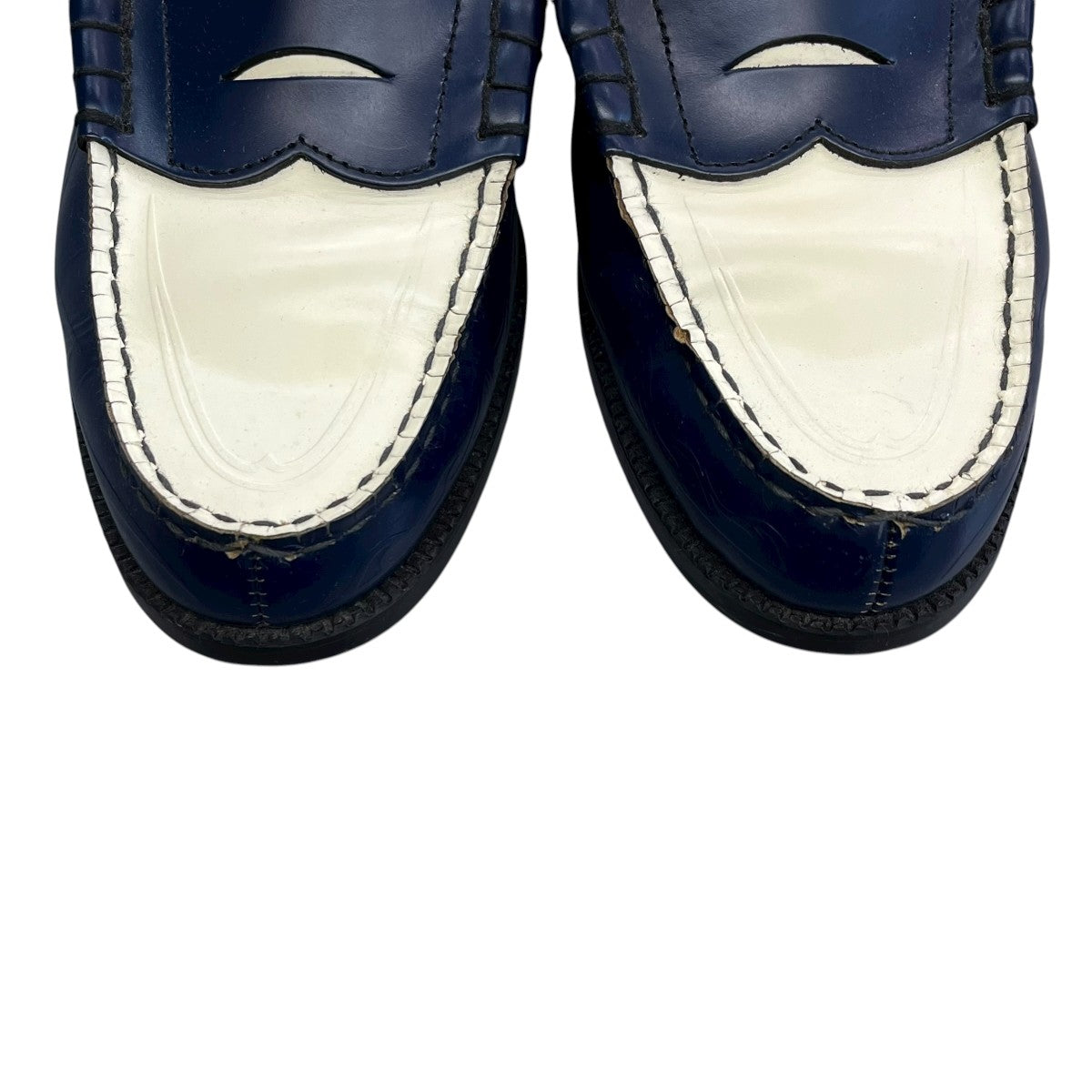 PULP別注 Pinstripe Combi Loafersローファー
