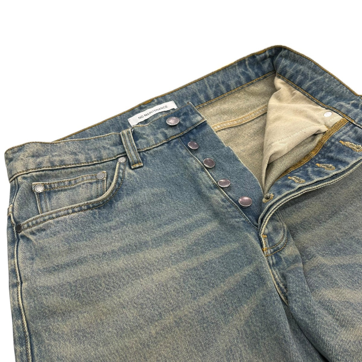 NO MAINTENANCE(ノーメンテナンス) デニムパンツ インディゴ サイズ 28
