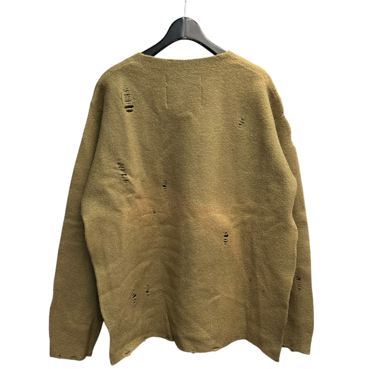 Dairiku 23AW Rotten damage knit M Super Damage Wide Denim Pants