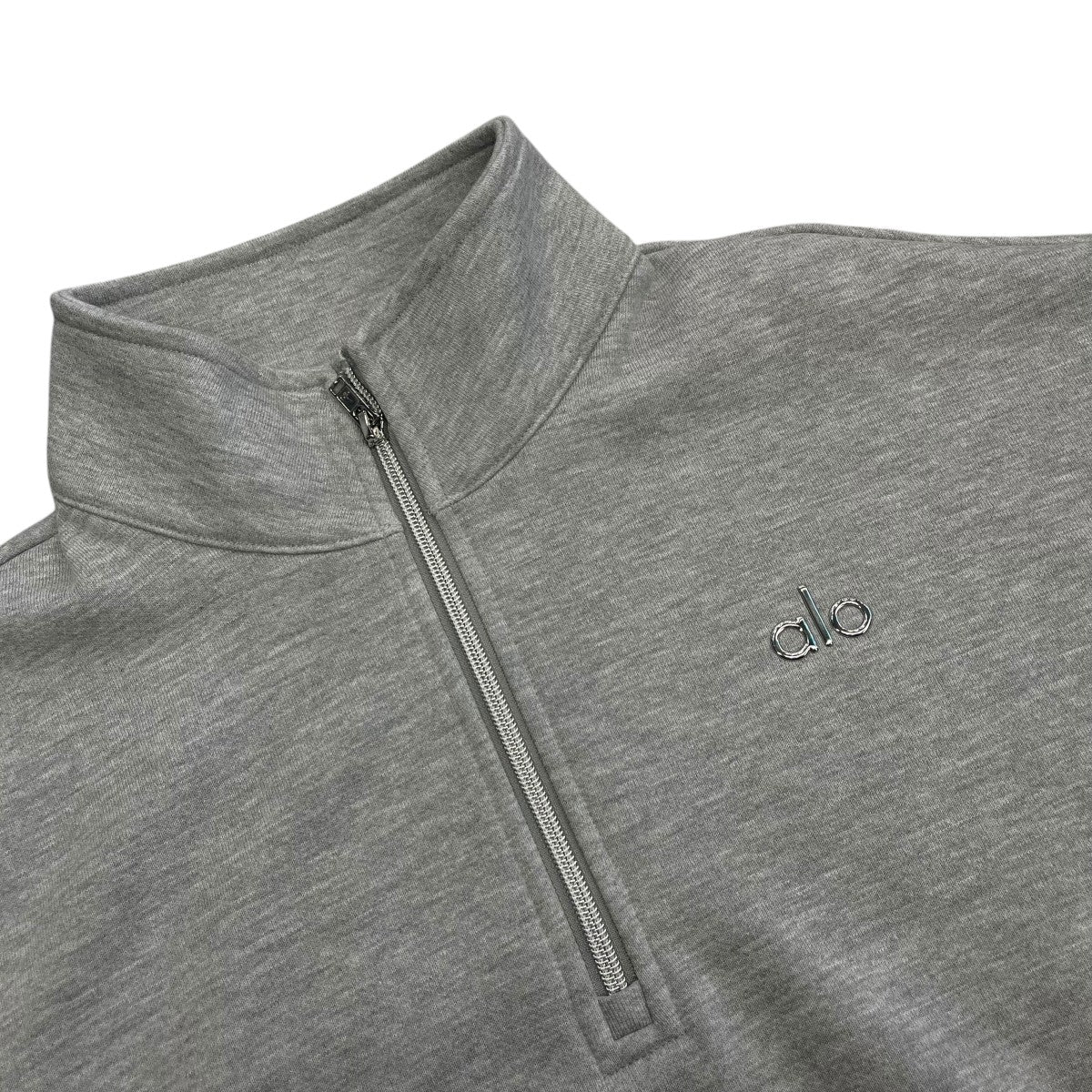 ALO Yoga(アローヨガ) ハーフジップスウェット グレー サイズ XS