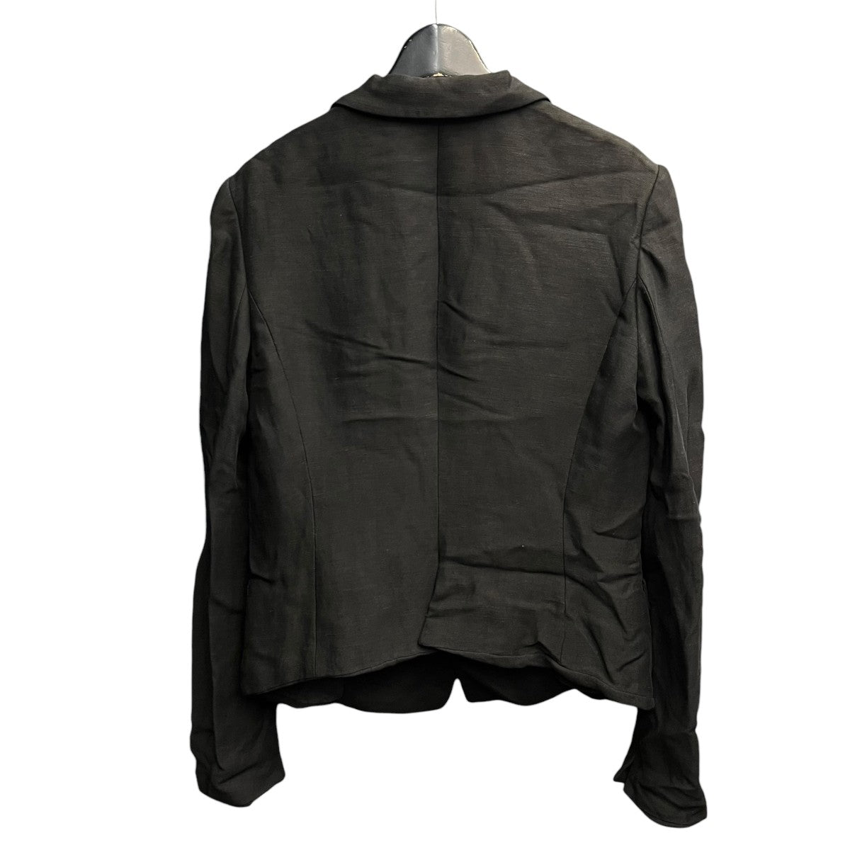 JULIUS ユリウス 1Bテーラードジャケット UNFORMED TWILL JULIUS(ユリウス) 04SSテーラードジャケット ブラック サイズ 0