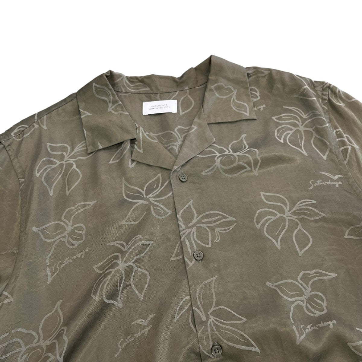 SATURDAYS SURF NYC 半袖シャツBBG-02010-A 古着・中古-3枚目のアイテム画像