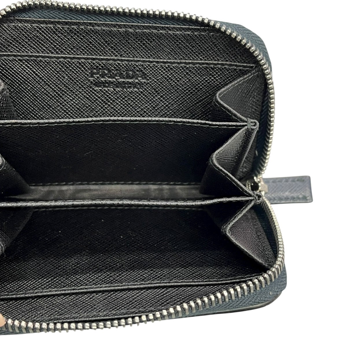 PRADA(プラダ) SAFFIANO ROBOTカードケース ネイビー｜【公式