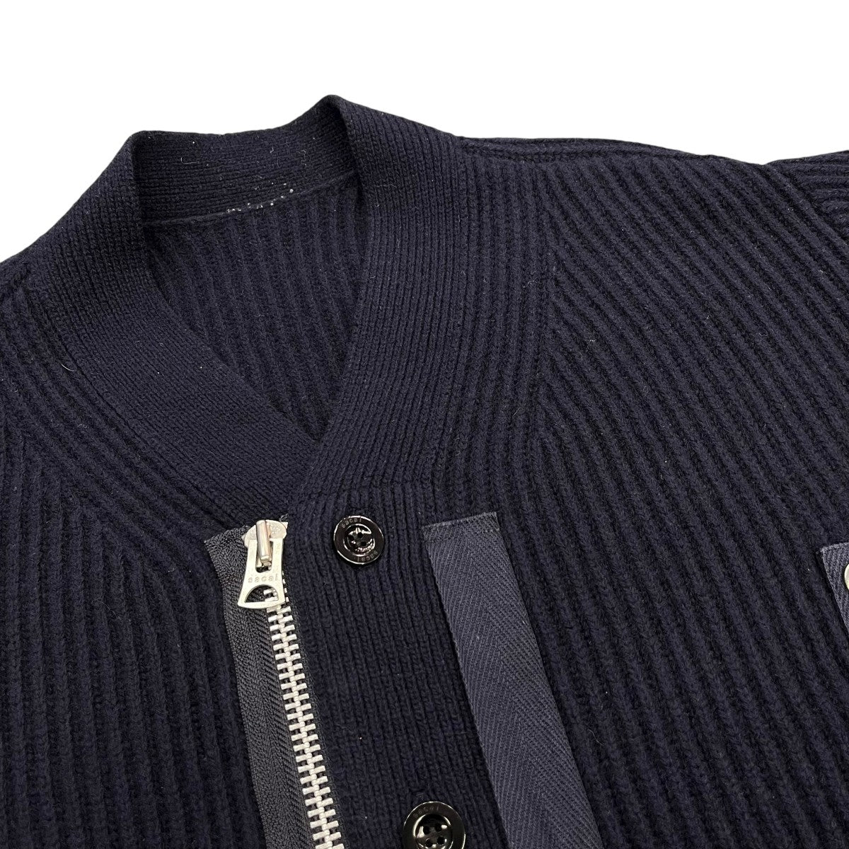 sacai(サカイ) フルジップカーディガン23-03166M 23-03166M ネイビー