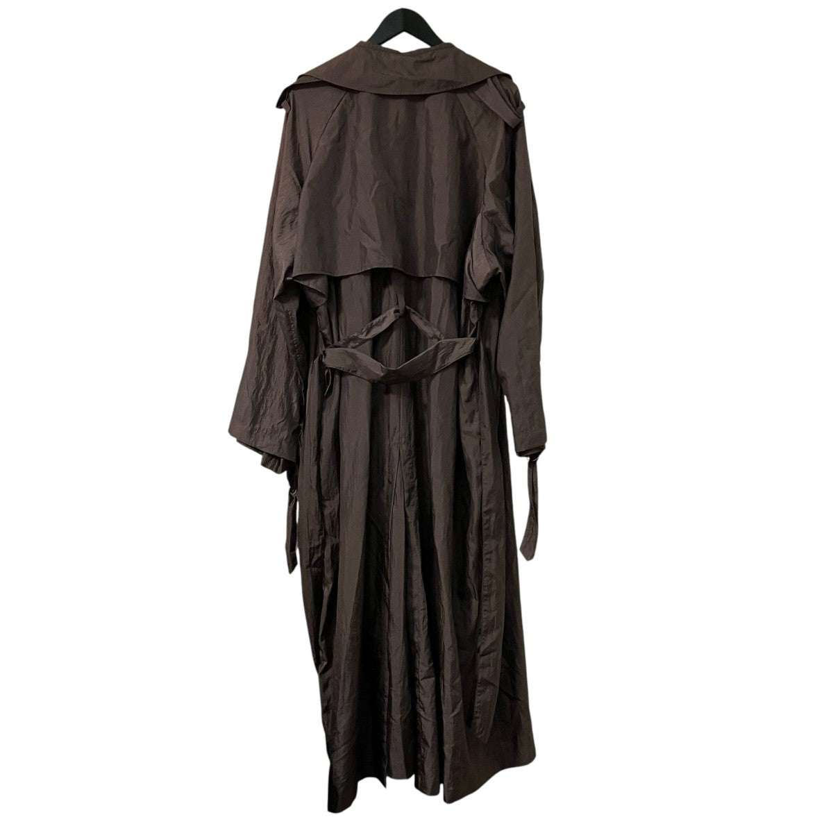 6(ROKU) BEAUTY＆YOUTH NYLON BIG TRENCH COATロングナイロンコート8625-104-0160 古着・中古-2枚目のアイテム画像