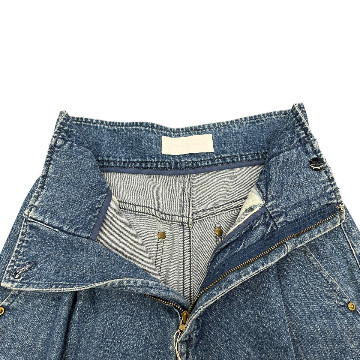 17SSHigh-Waist Tapered JeansデニムパンツMM17SS-PT048
