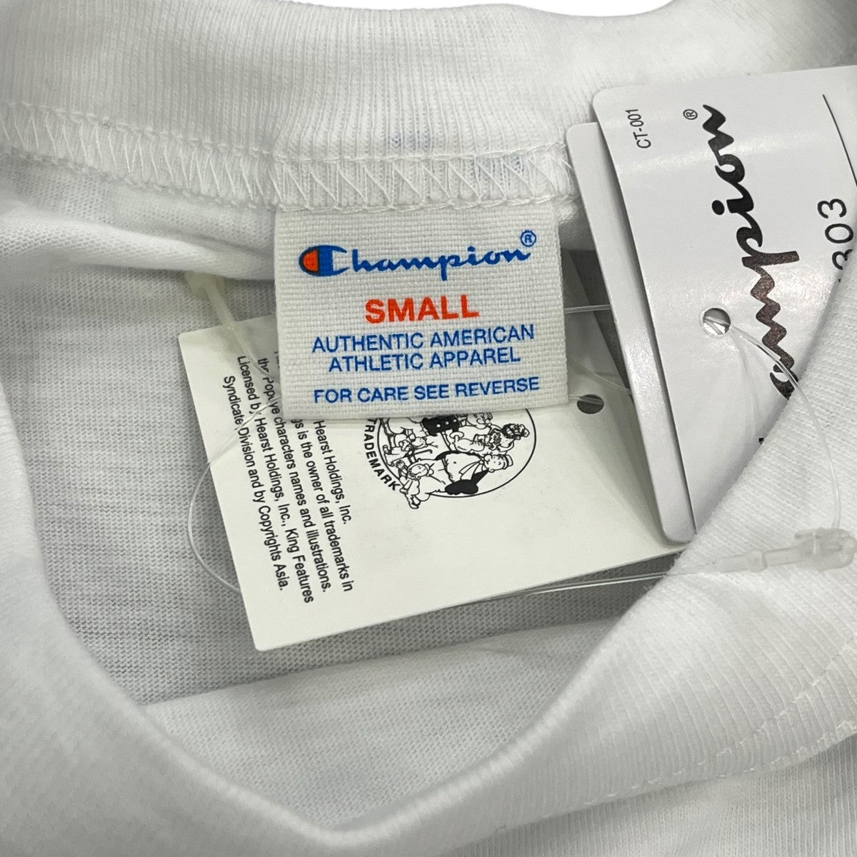 BEAMS×Champion popeye Pocket S S TTシャツC8 J303 古着・中古-7枚目のアイテム画像