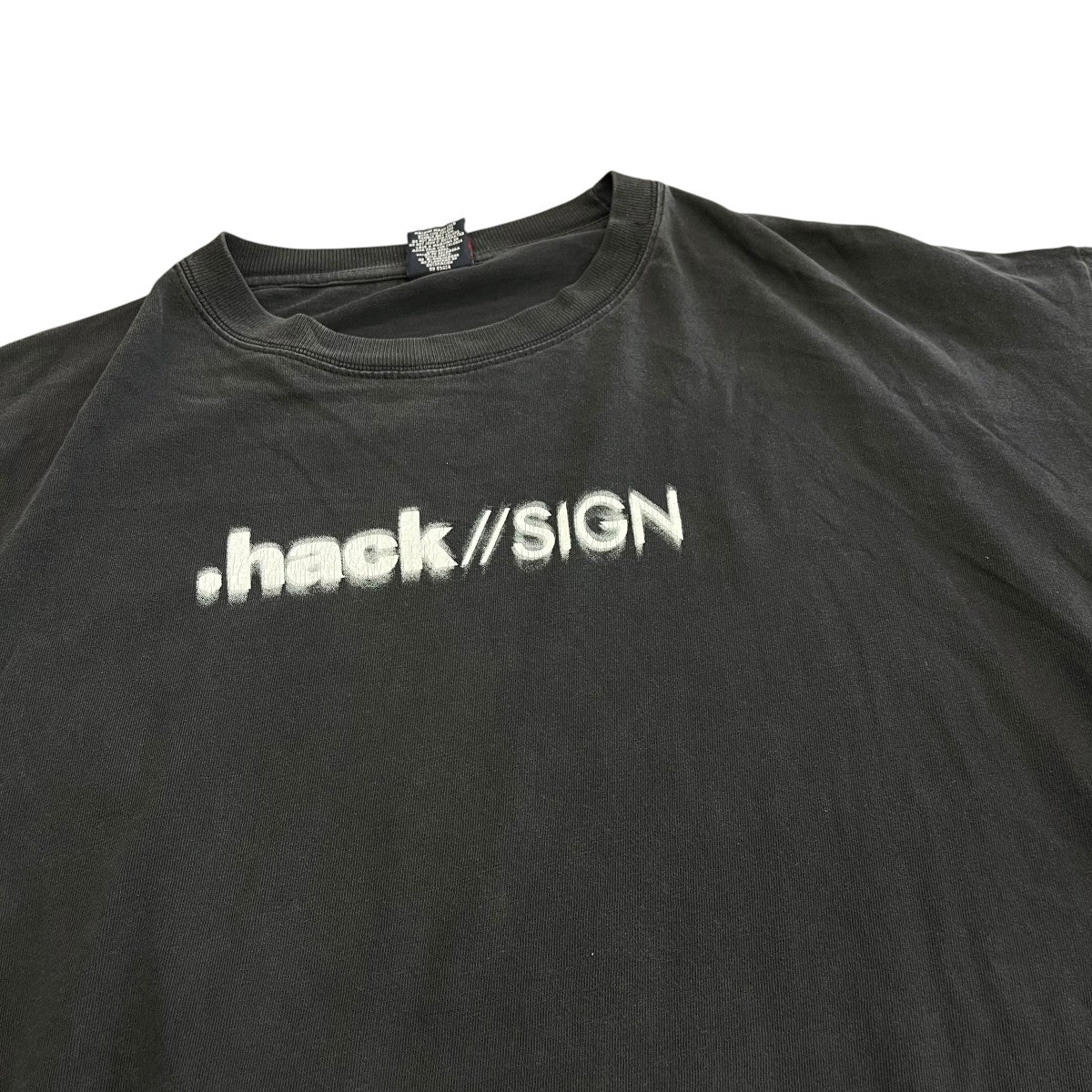 USED(ユーズド) U．S．T'S 707 ．hack SIGN半袖カットソー ブラック