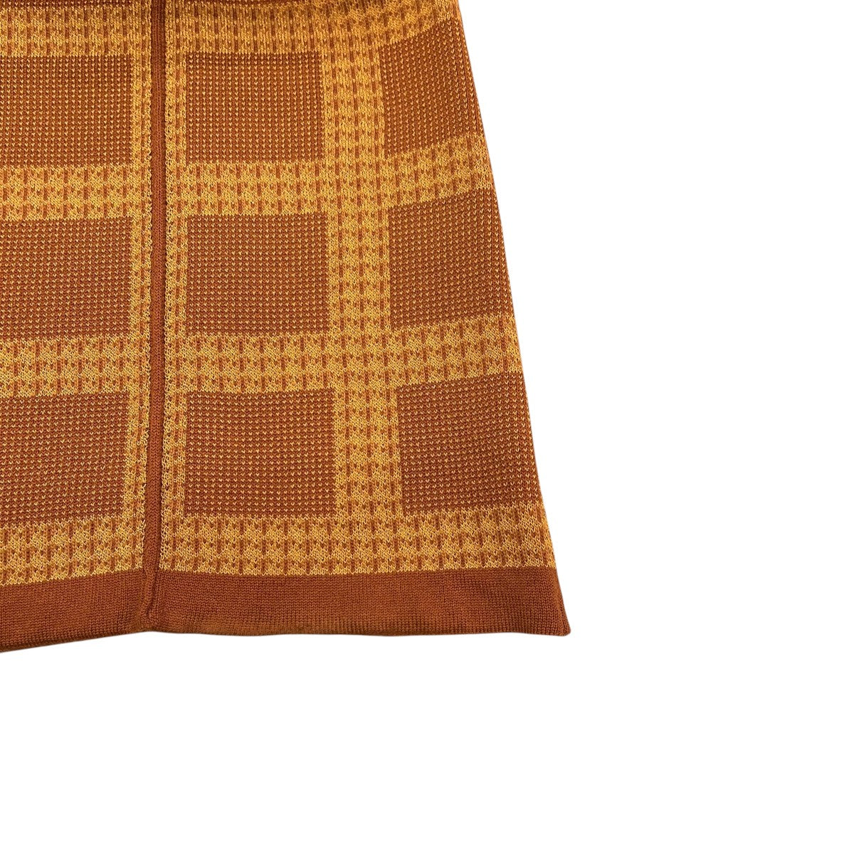 mame kurogouchi 23SSMulti Plaid Geometric Knit TrousersフレアスラックスMM23PS-KN719 古着・中古-4枚目のアイテム画像
