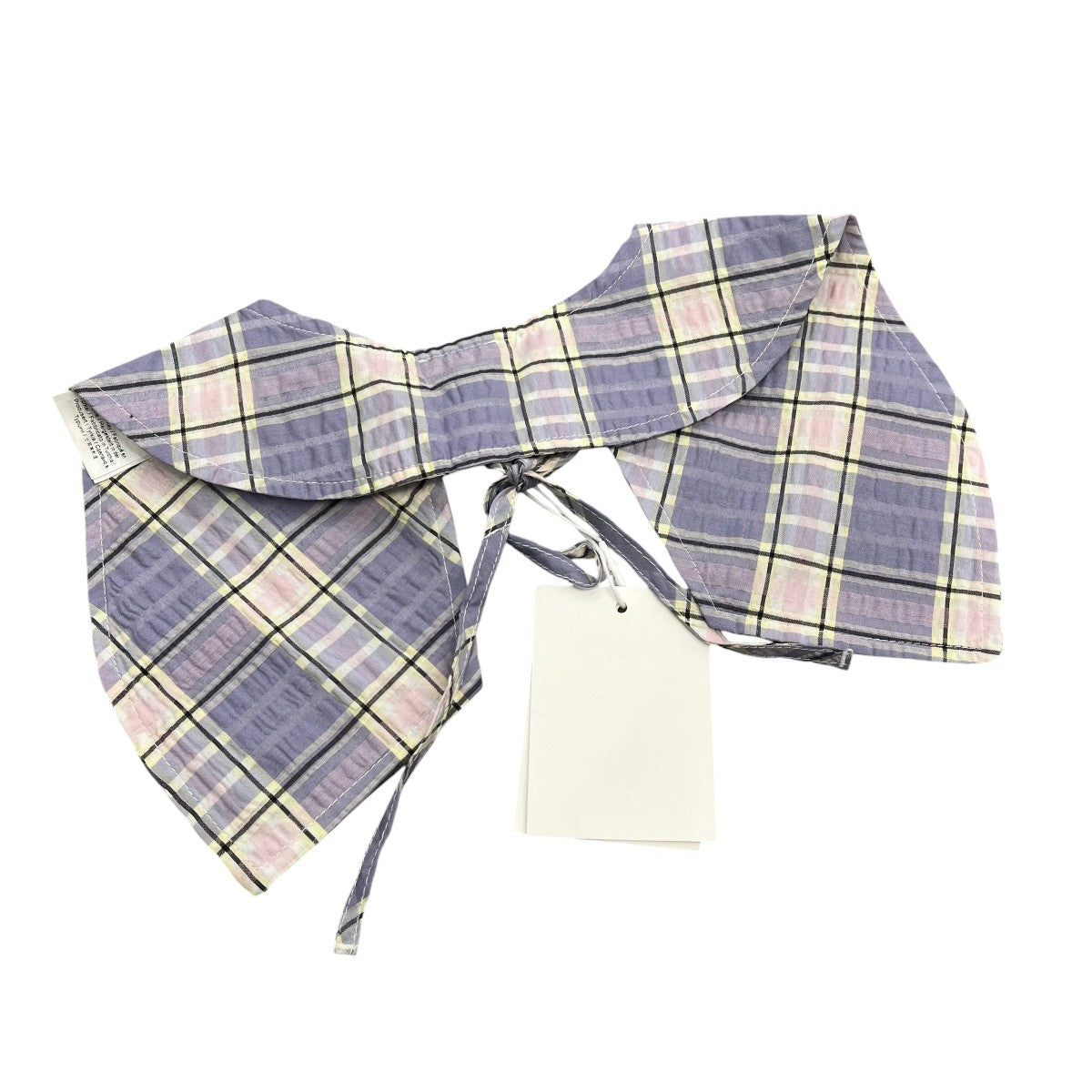 Ganni Checked collar付け襟A4335 古着・中古-2枚目のアイテム画像