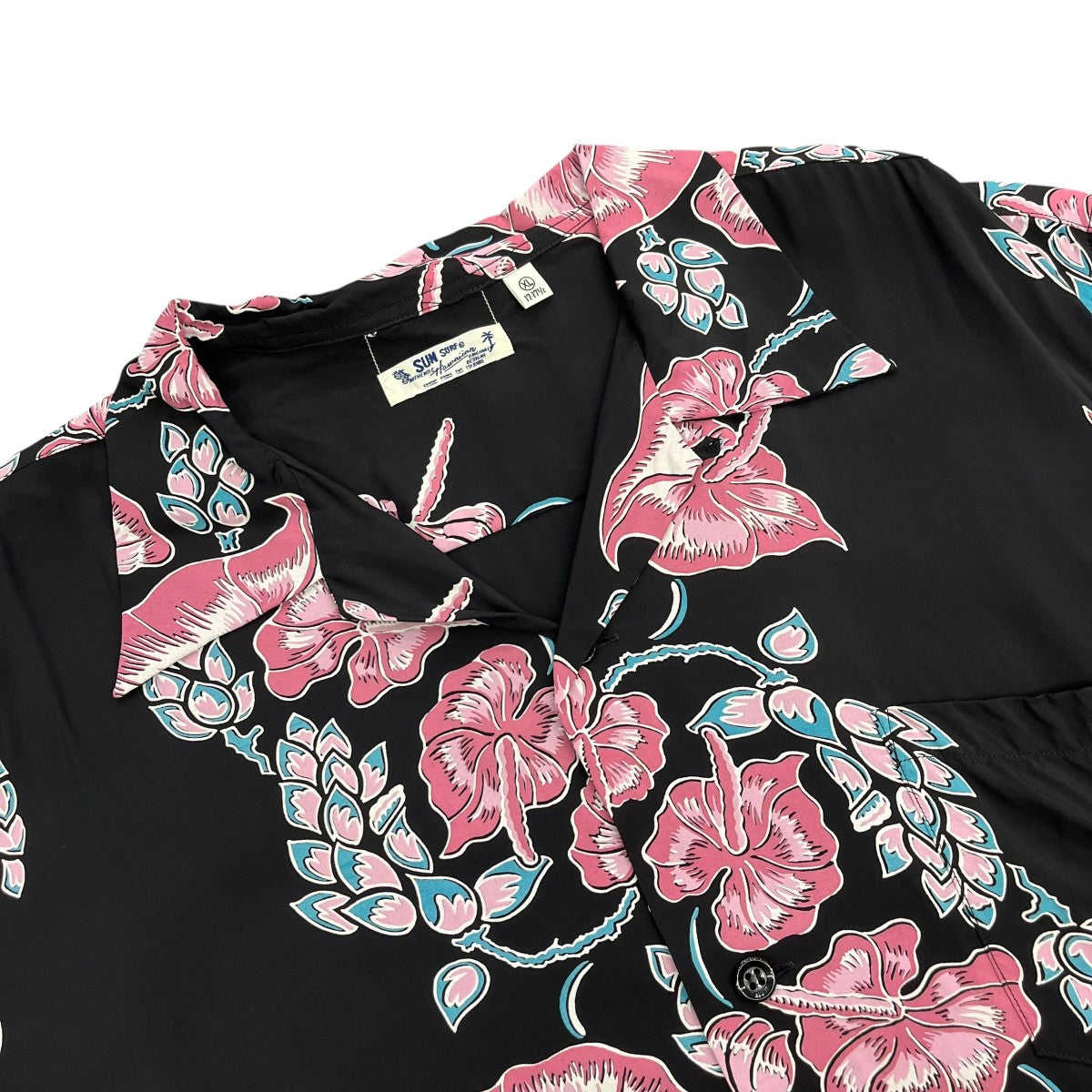 RAYON HAWAIIAN SHIRT “ISLAND FLOWER CHAIN”アロハシャツSS39425