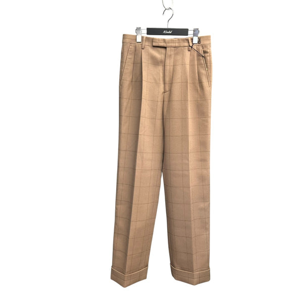 GUCCI(グッチ) オーバーチェックウールパンツウールパンツ756408 ZALV6