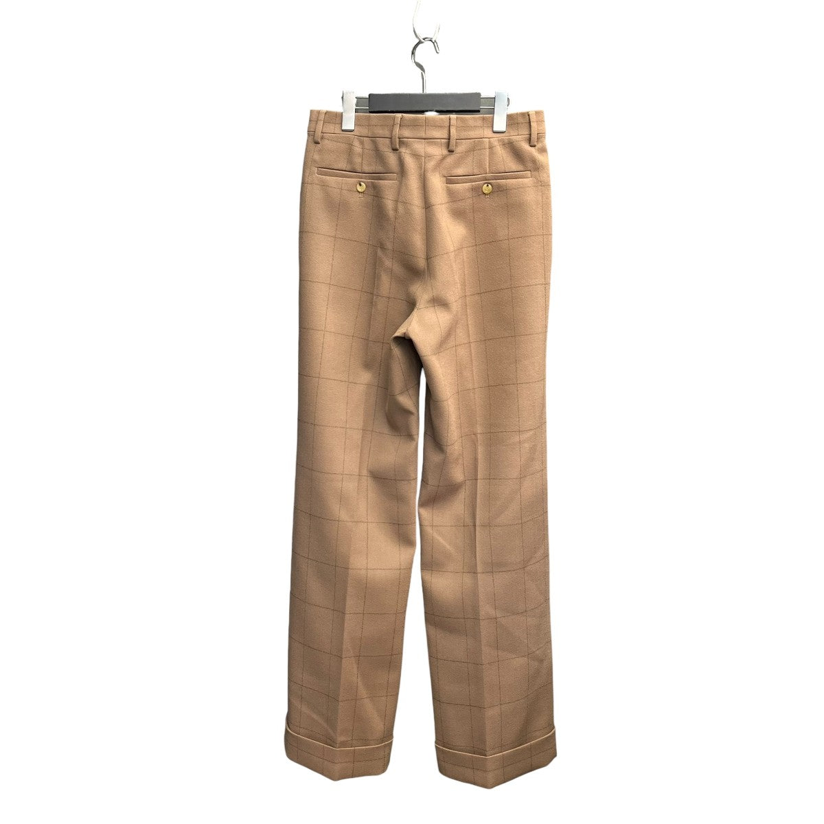 GUCCI(グッチ) オーバーチェックウールパンツウールパンツ756408 ZALV6