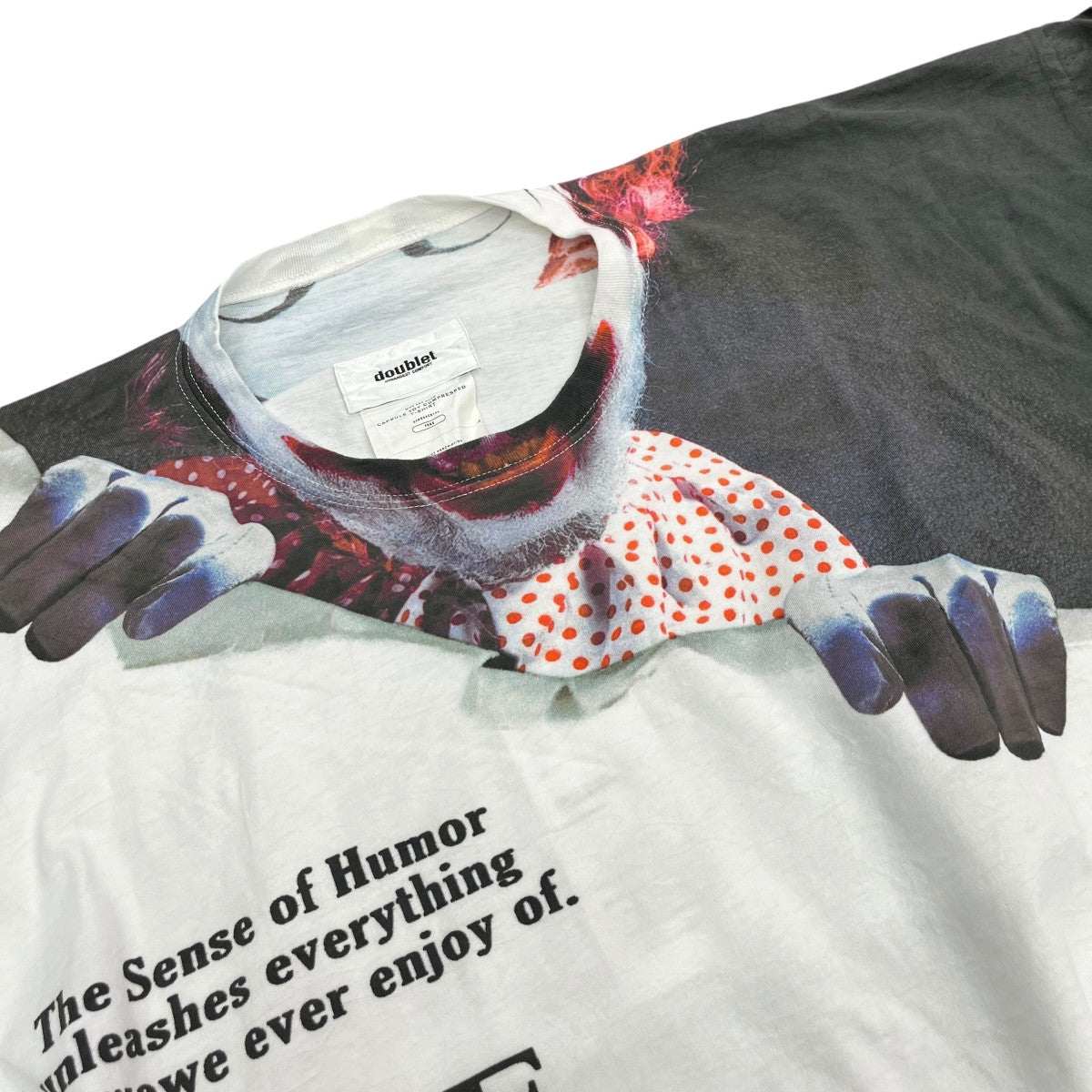 doublet CAPSULETOY COMPRESSED T-SHIRT半袖カットソー20SS34CS144 古着・中古-3枚目のアイテム画像