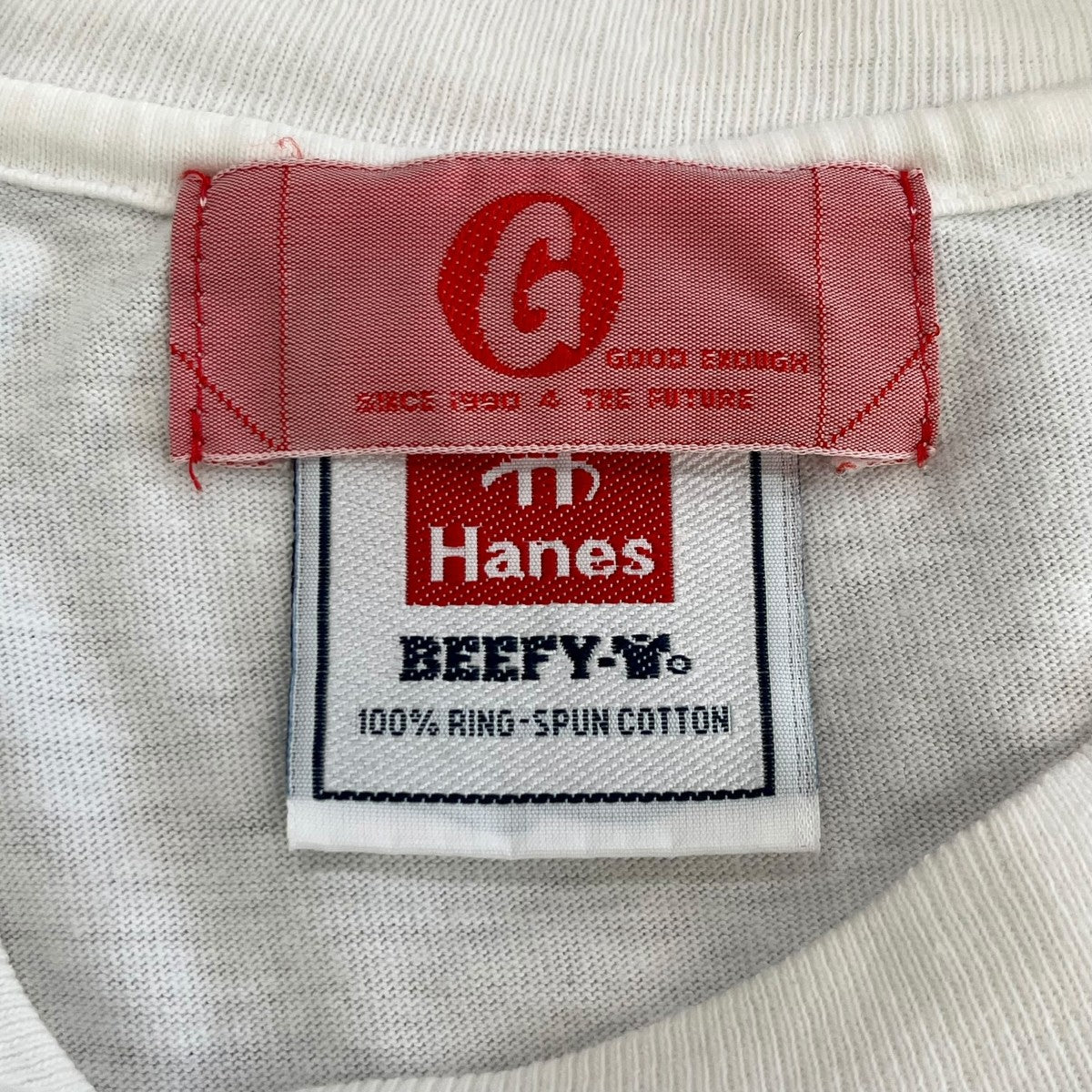 GOODENOUGH×Hanes 90s半袖カットソー 古着・中古-6枚目のアイテム画像