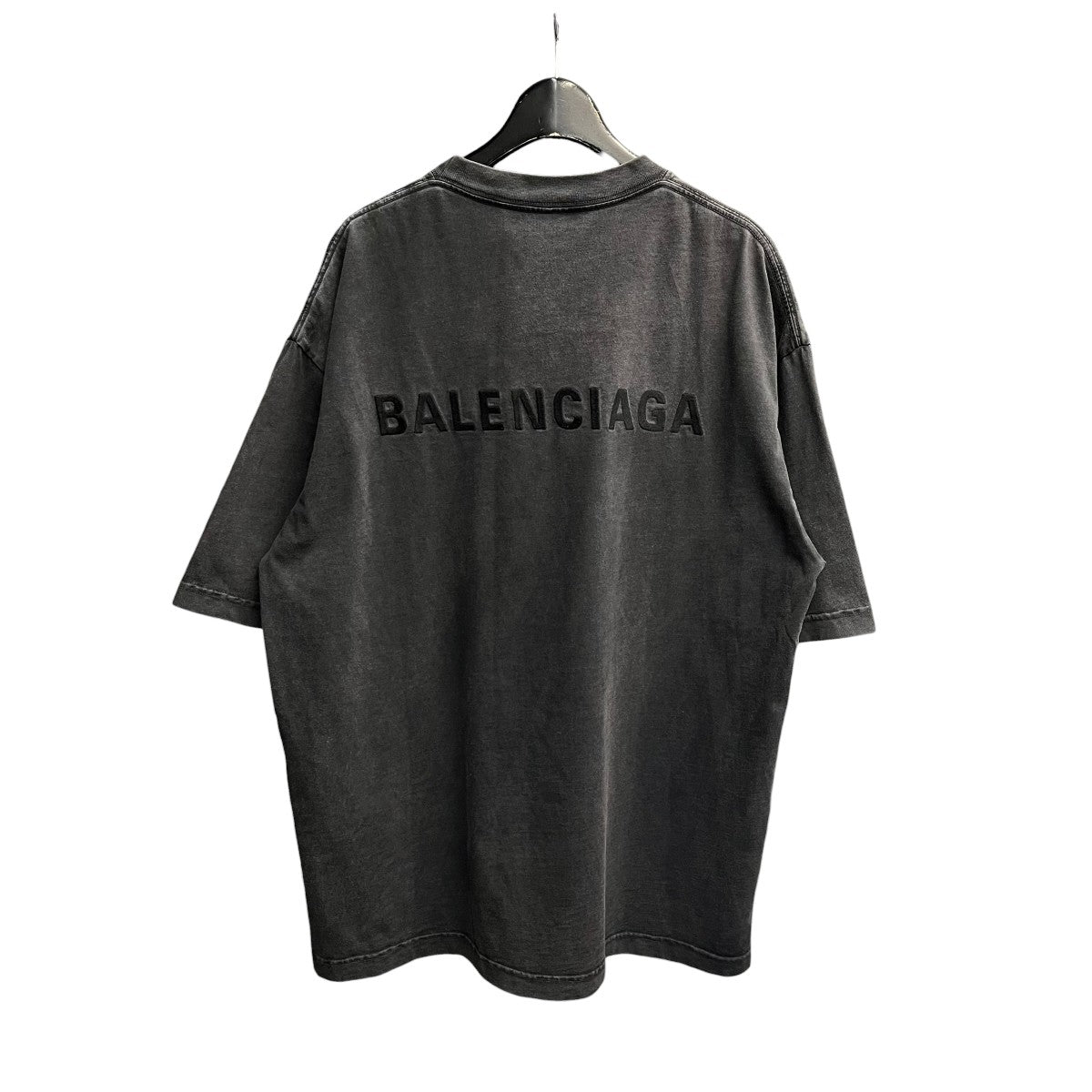 BALENCIAGA ロゴ刺繍Tシャツ612966 古着・中古-2枚目のアイテム画像