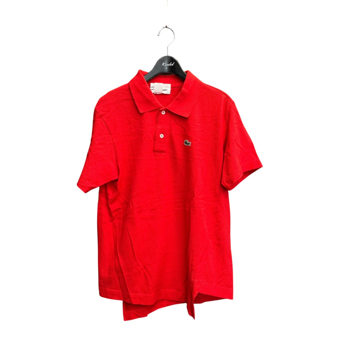 LACOSTE×COMME des GARCONS SHIRT コットン鹿の子アシンメトリーポロシャツポロシャツFL-T003 古着・中古-1枚目のアイテム画像