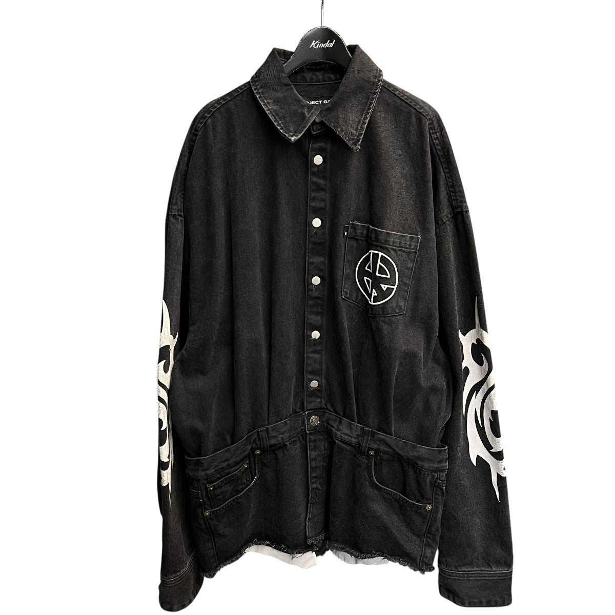 PROJECT G／R Hybrid Denim Shirt Jacketデニムジャケット 古着・中古-1枚目のアイテム画像