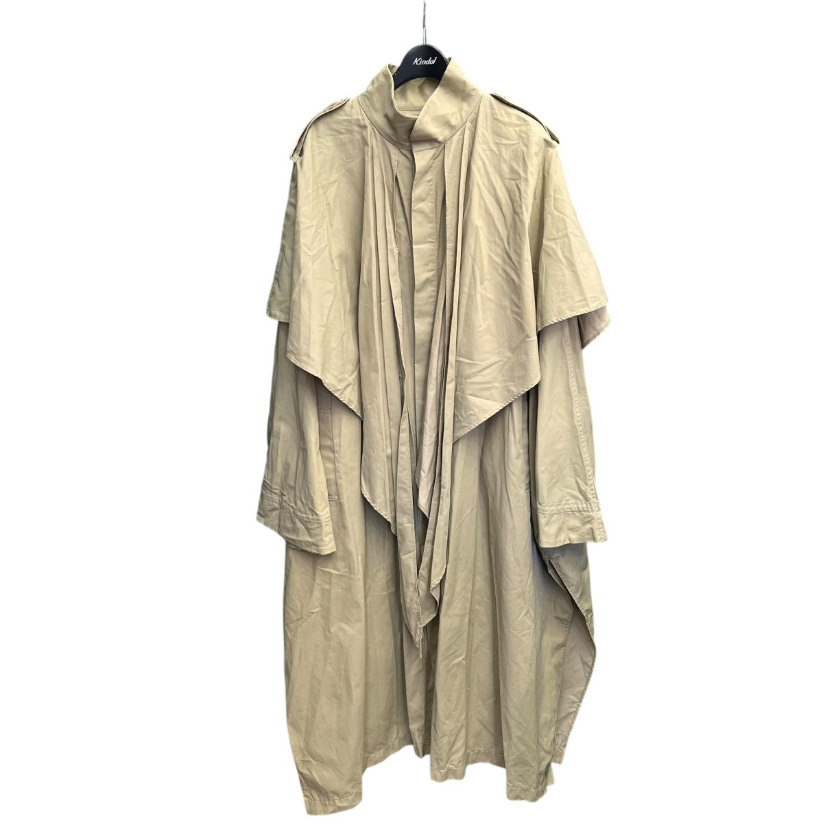 whowhat(フーワット) VULCAN PONCHOレインコート ベージュ サイズ M