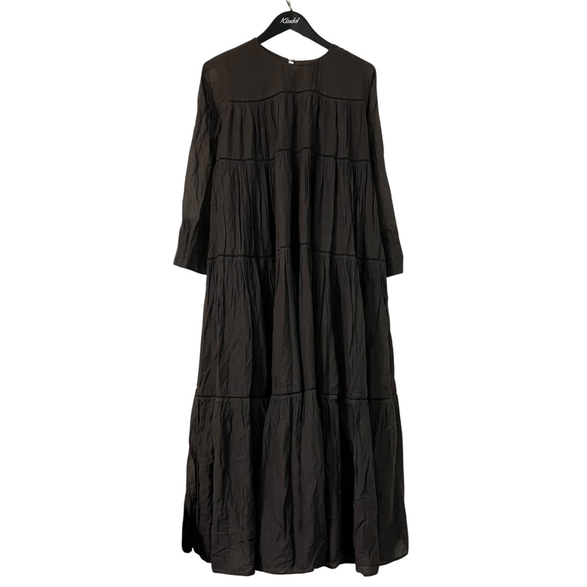 ne quittez pas CottonVoileTieredMaxiDressフレアロングワンピース010400CA1 古着・中古-1枚目のアイテム画像