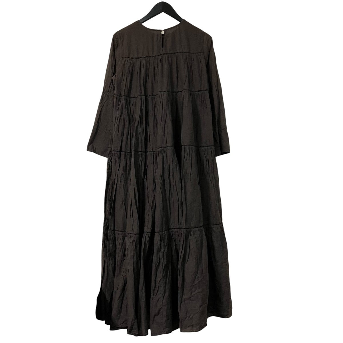 ne quittez pas CottonVoileTieredMaxiDressフレアロングワンピース010400CA1 古着・中古-2枚目のアイテム画像