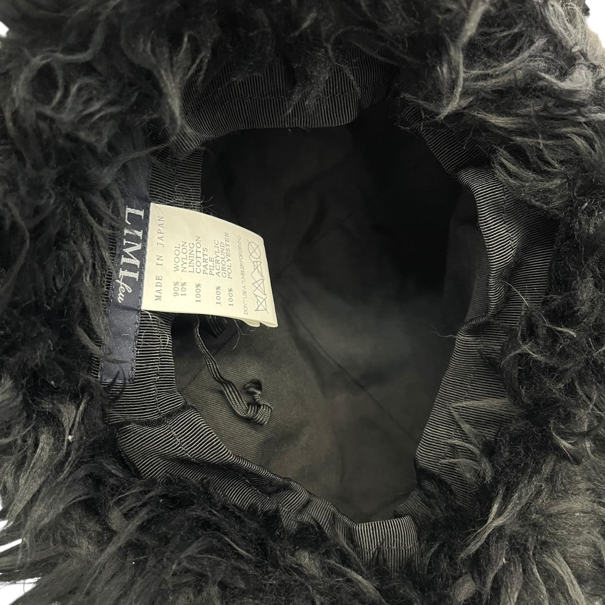 LIMI feu(リミフゥ) ハットLF-H01-185 LF-H01-185 ブラック サイズ