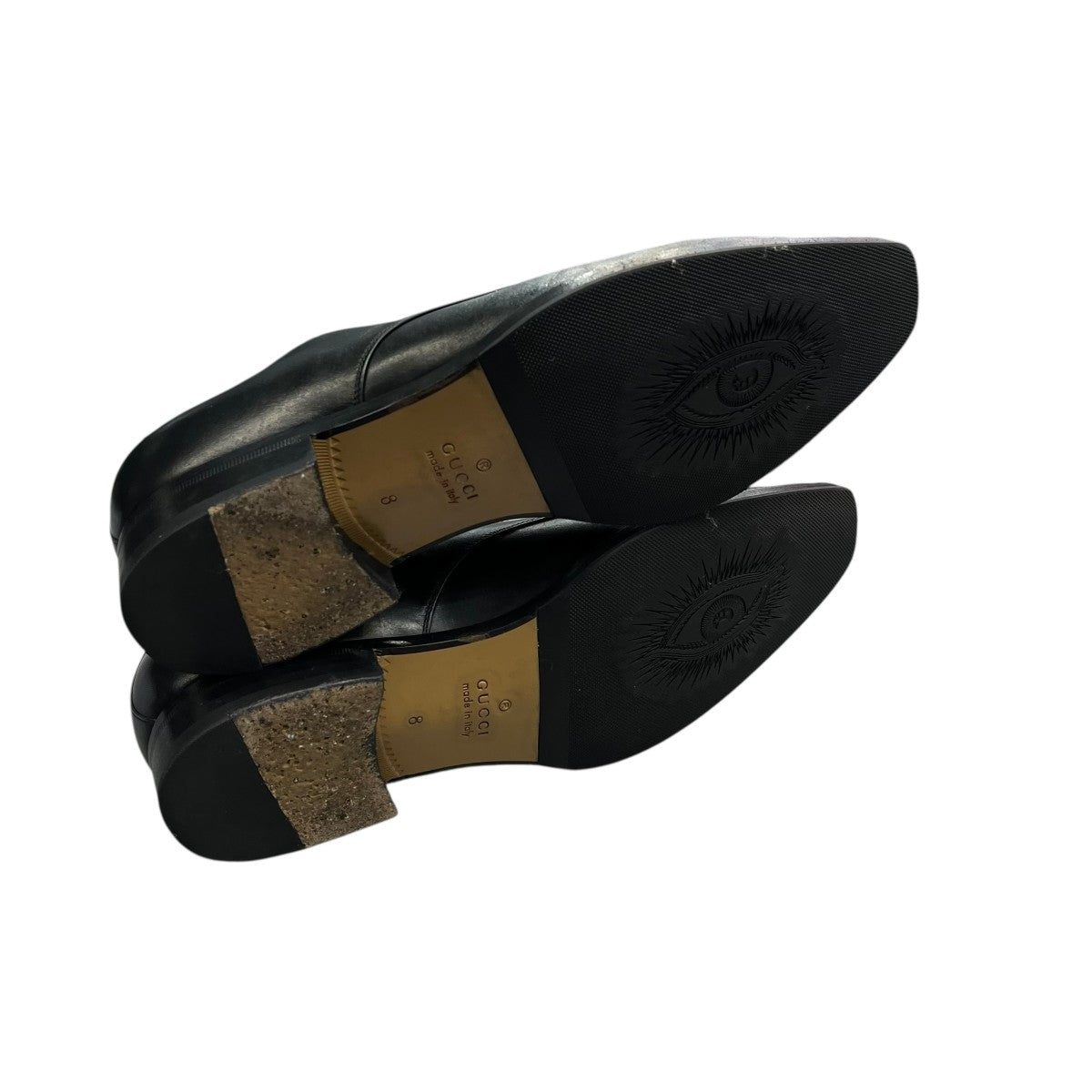 GUCCI(グッチ) 21SSレザーシューズ643621 643621 ブラック サイズ 8
