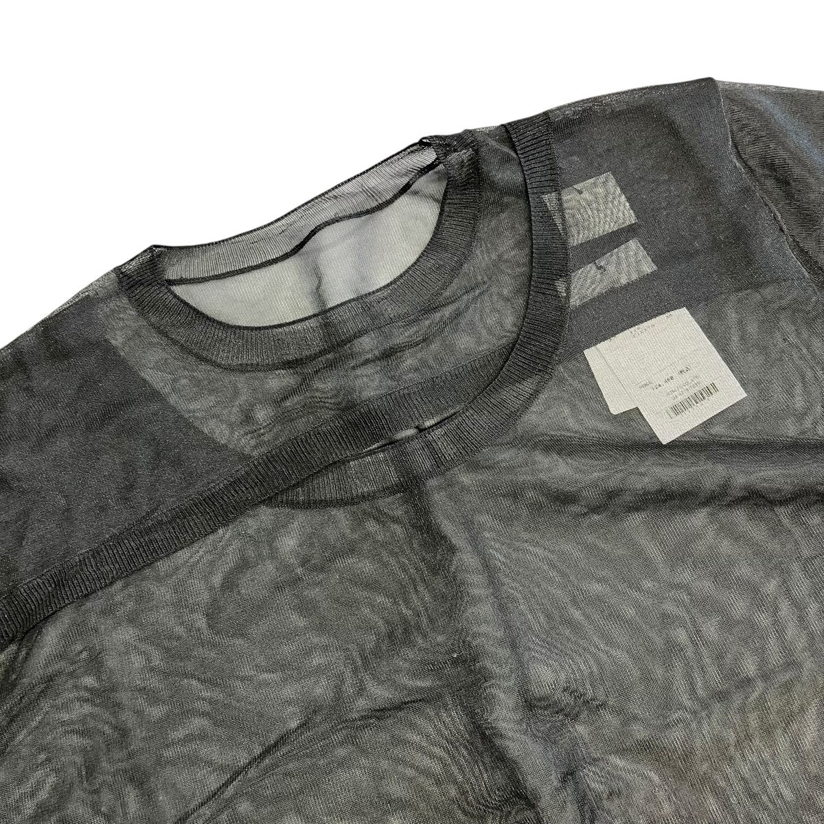 HYKE SHEER CREW NECK SWEATERシアカットソー251-11394 古着・中古-3枚目のアイテム画像