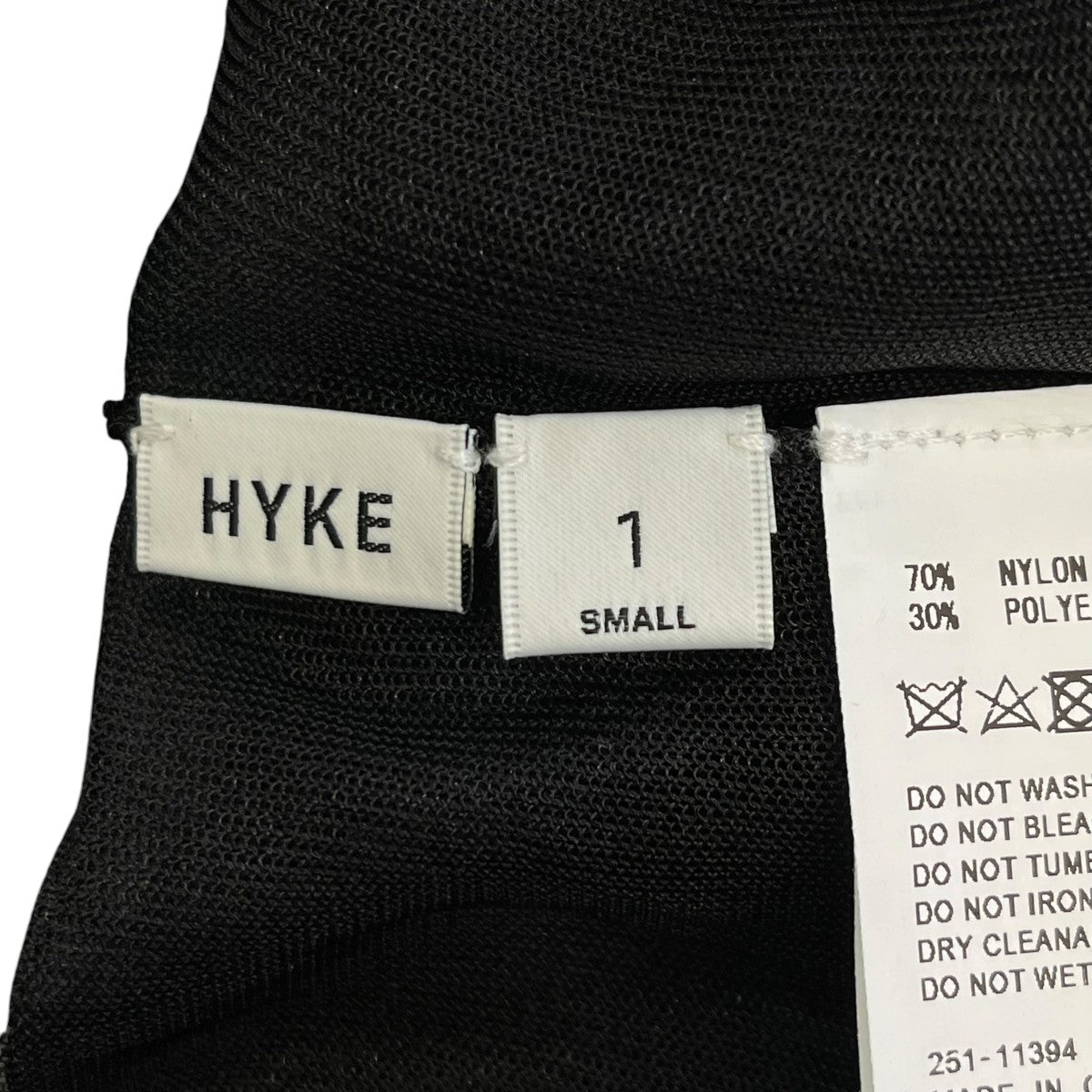 HYKE SHEER CREW NECK SWEATERシアカットソー251-11394 古着・中古-7枚目のアイテム画像