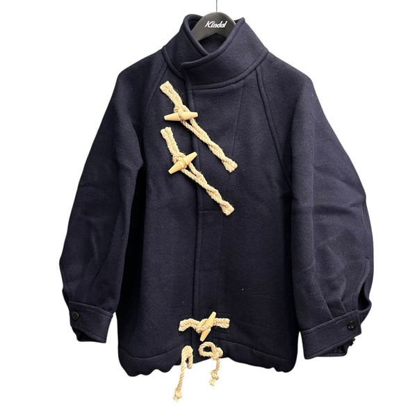 HYKE(ハイク) DOUBLE FACE DUFFEL JACKETダッフルコート222-17343 222