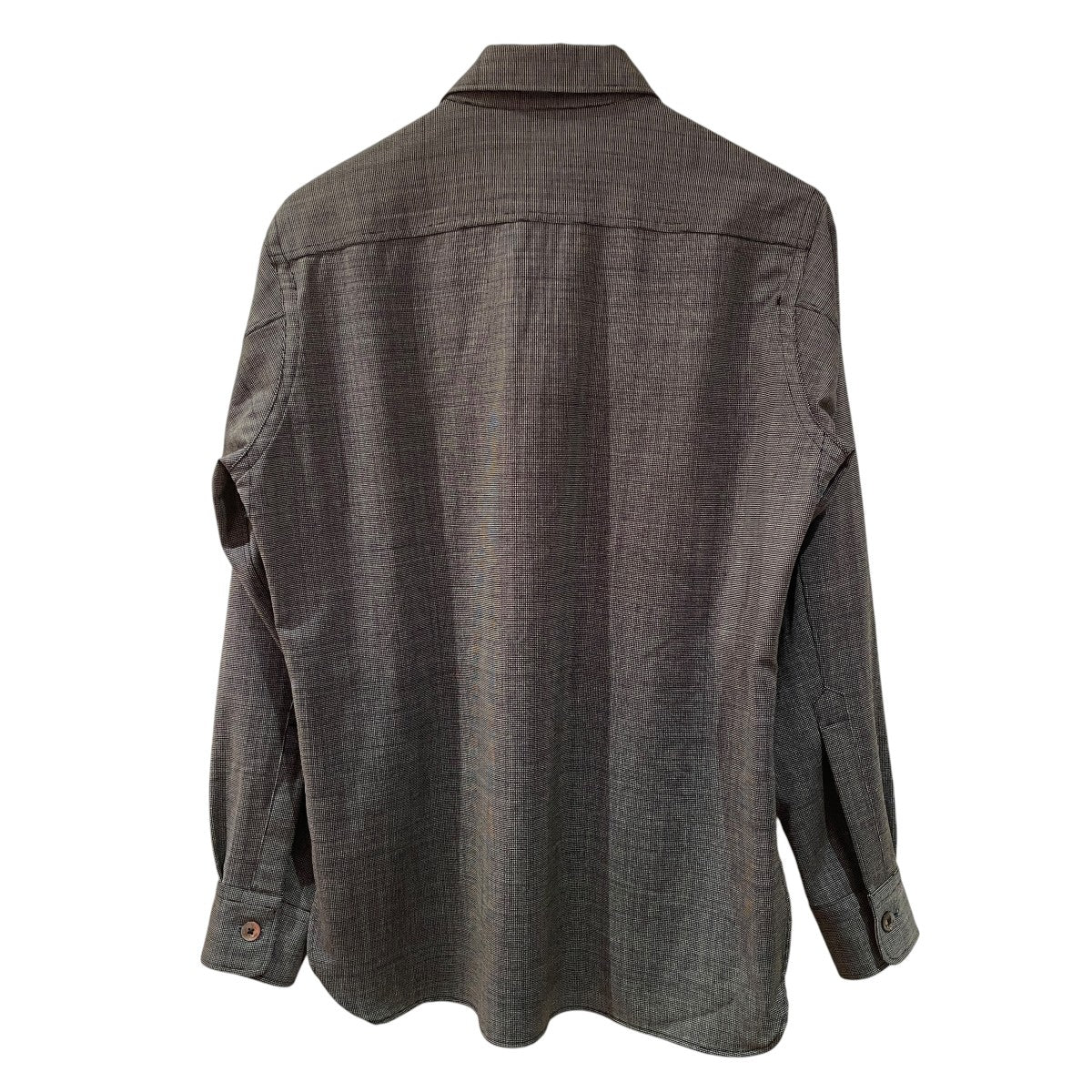 SUN／kakke LE 1973 birds eye cpo shirt長袖シャツ 古着・中古-2枚目のアイテム画像