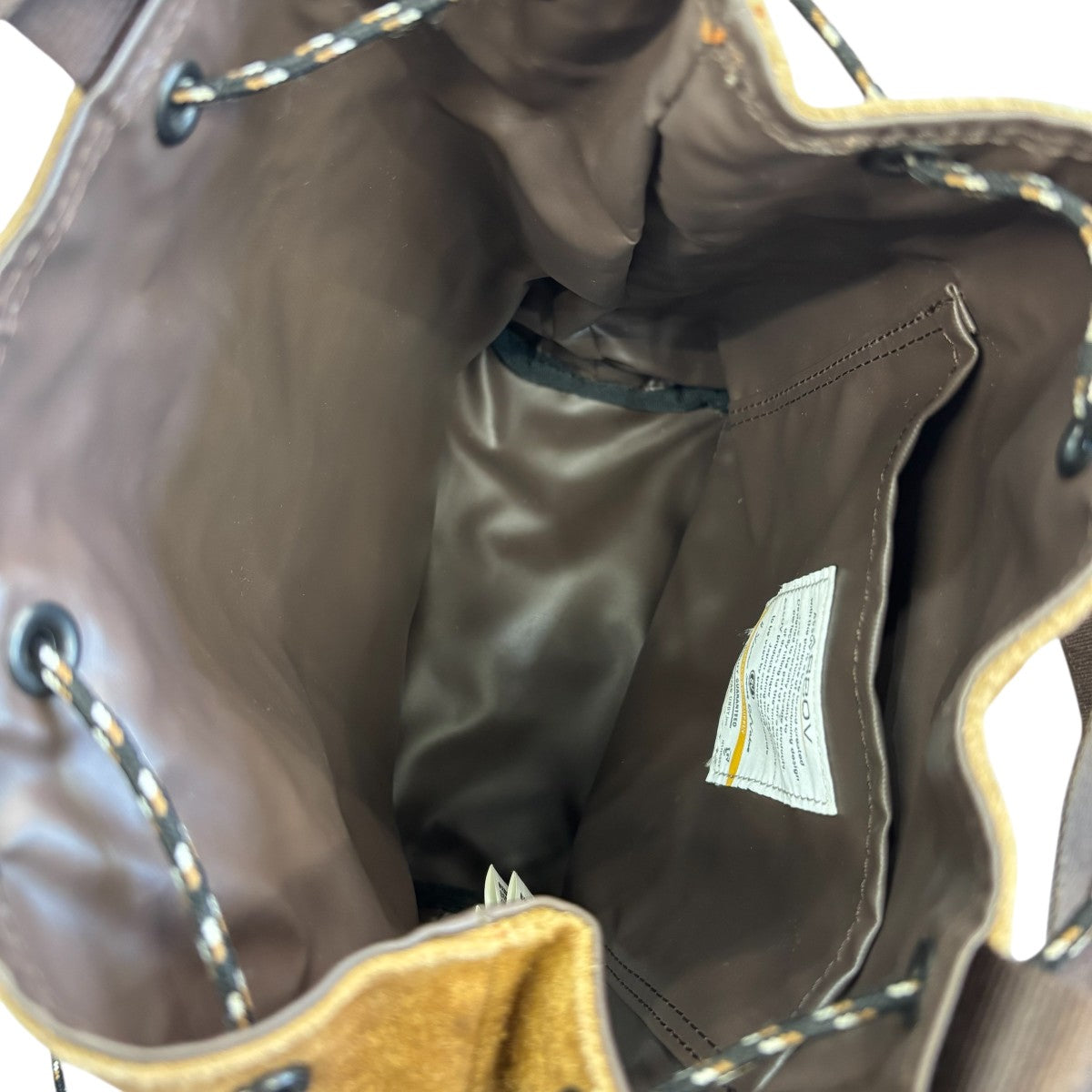 WATER PROOF SUEDE DRAWSTRING BAGショルダーバッグ091754