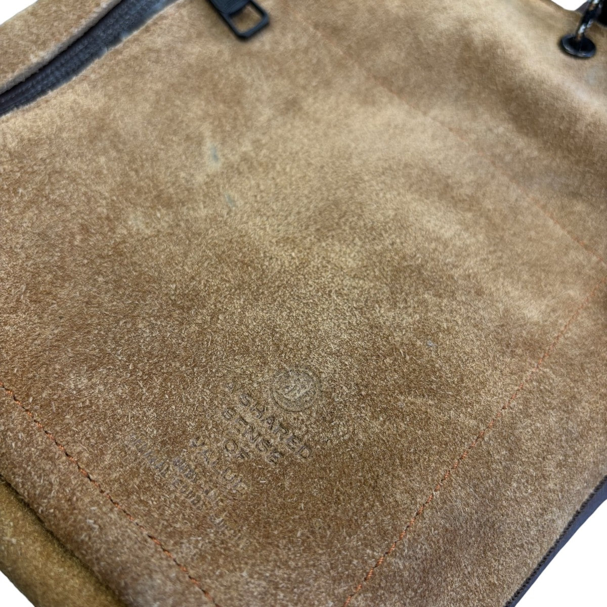 WATER PROOF SUEDE DRAWSTRING BAGショルダーバッグ091754