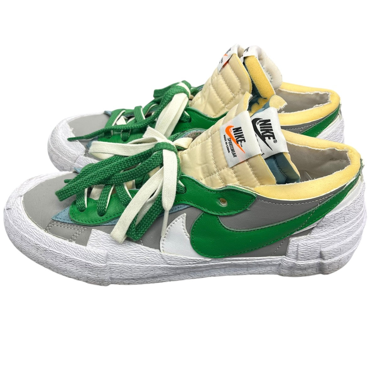 NIKE×sacai BLAZER LOWローカットスニーカーDD1877-001 古着・中古-4枚目のアイテム画像
