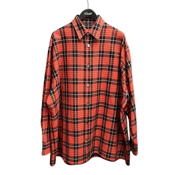 RAF SIMONS 18ss 赤黒　チェックパンツ RAF SIMONS(ラフシモンズ) チェックシャツ181-248-10034 181-248-10034